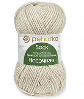 НОСОЧНАЯ 50% шерсть 50% акрил 200м/100г Пехора