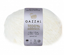 Тэдди и Меринос Teddy&Merinos 40%австрал.меринос60%полиамид 150м/50гр Gazzal